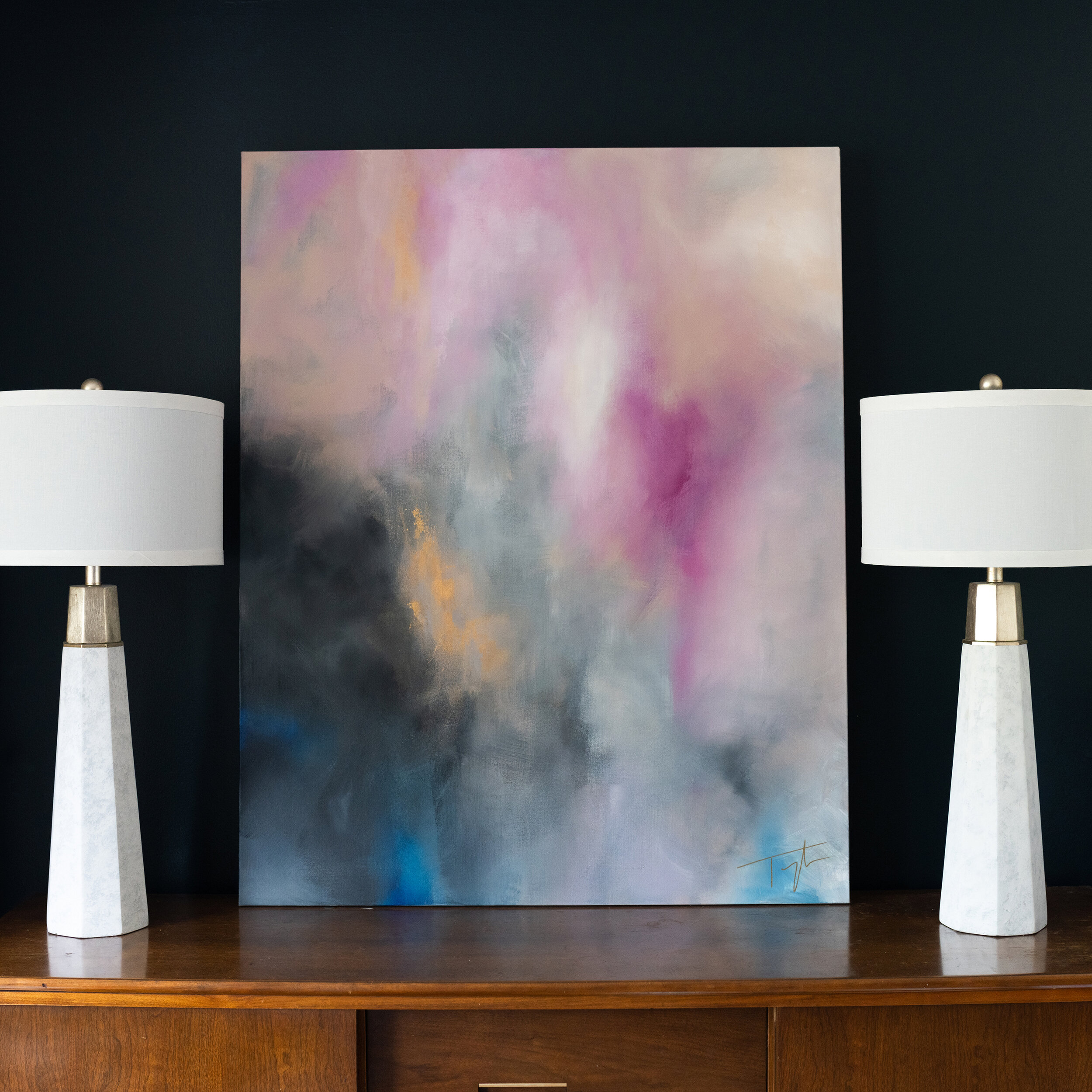 Ethereal Bloom. 40x50in