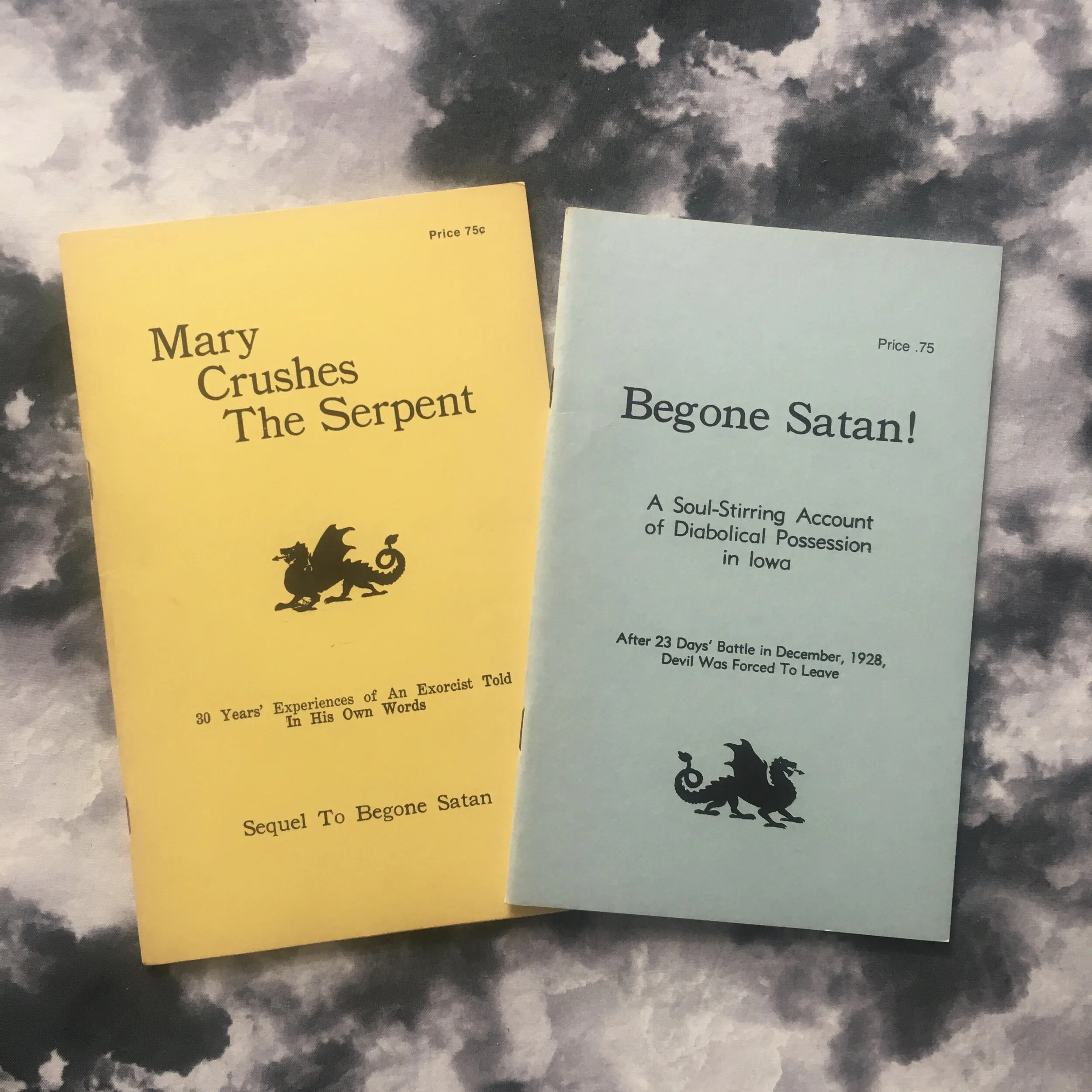 Begone Satan! and Mary Crushes the Serpent - stories of exorcism