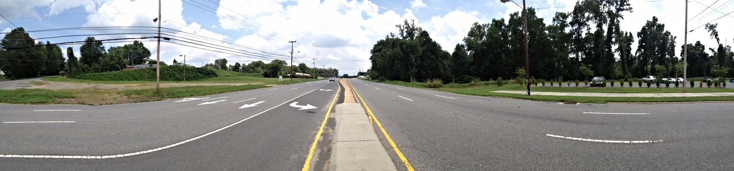 Wilkinson Boulevard at Browntown Road, looking east