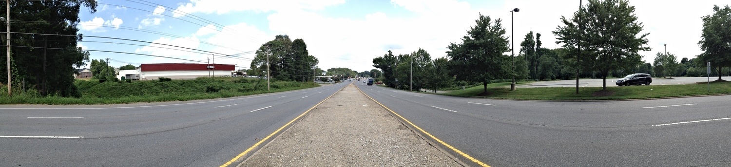 Wilkinson Boulevard at Hawley Avenue, looking east