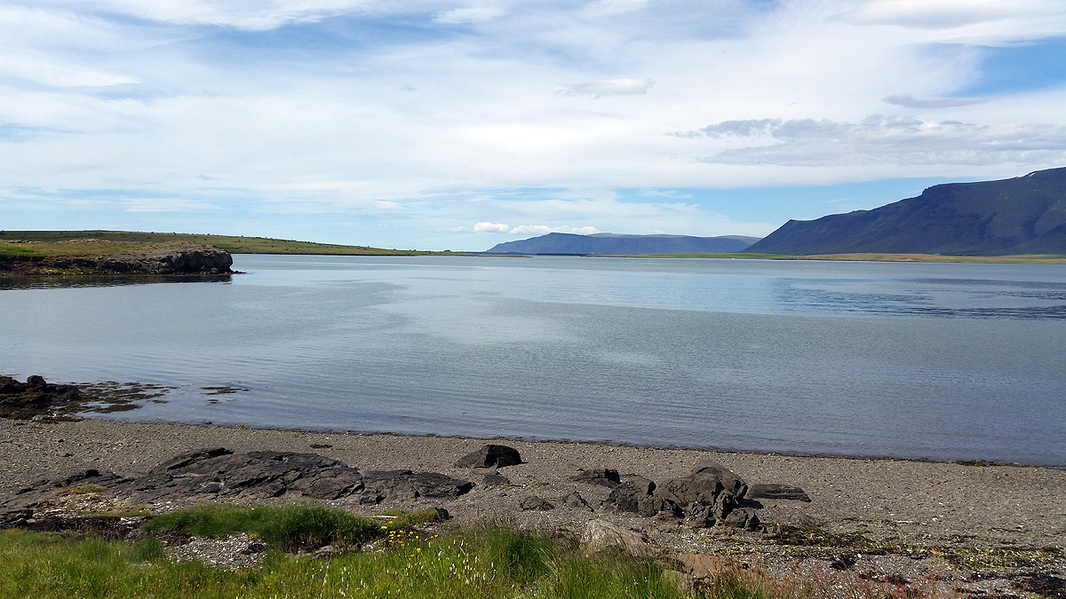 Govnik Beach near Korpúlfsstaðir, Photograph by Tracey Benson 2016 .
