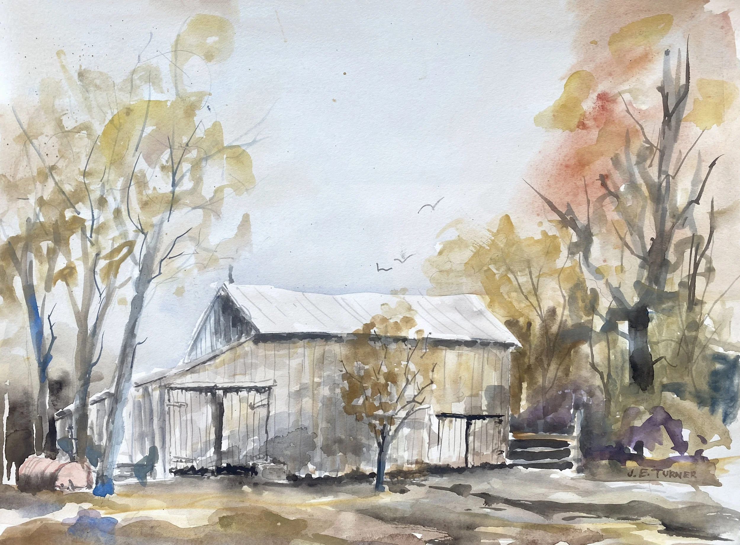 Jim Turner, Country Barn in Fall