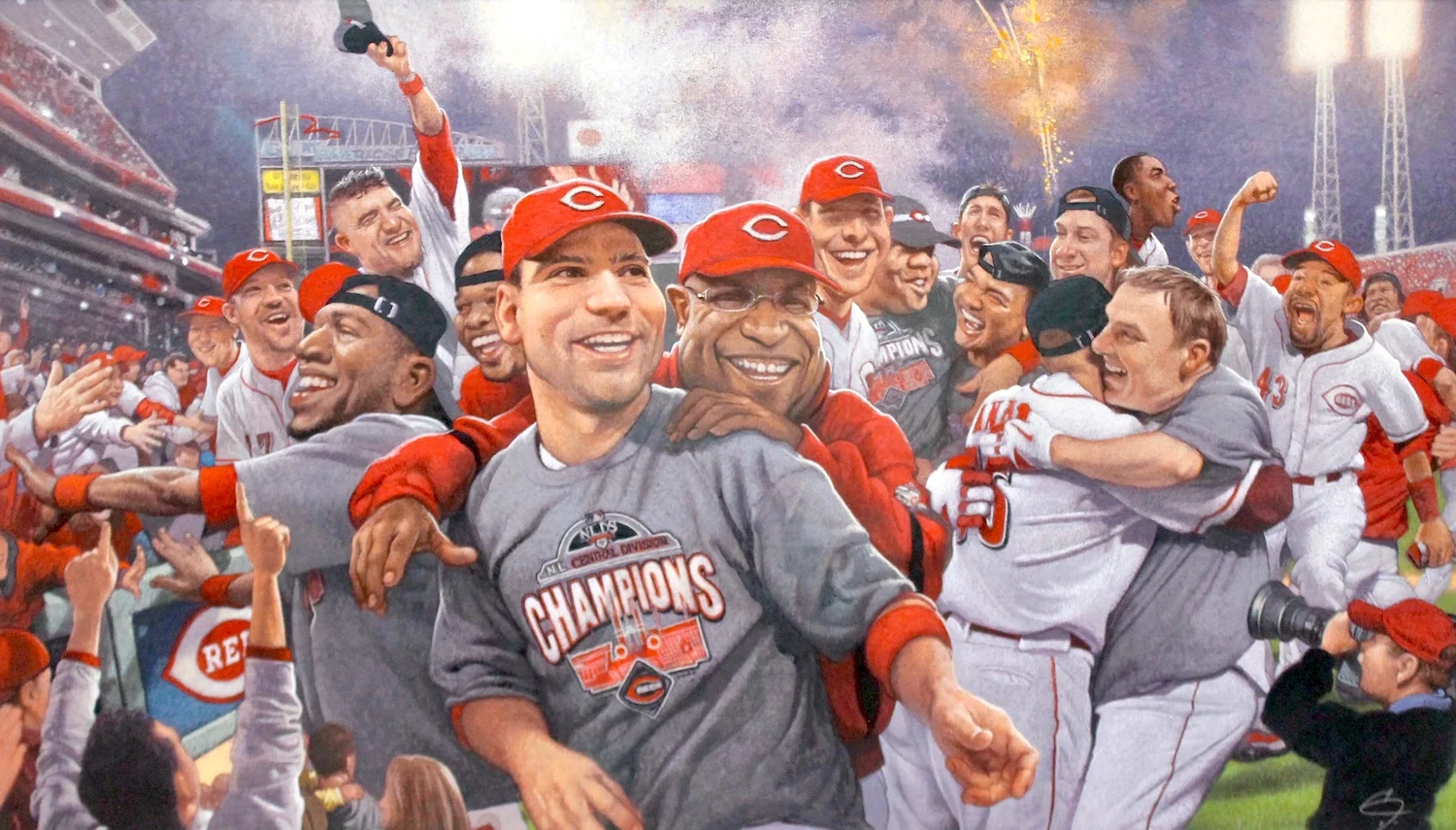 Cincinnati Reds Art - C.F. Payne