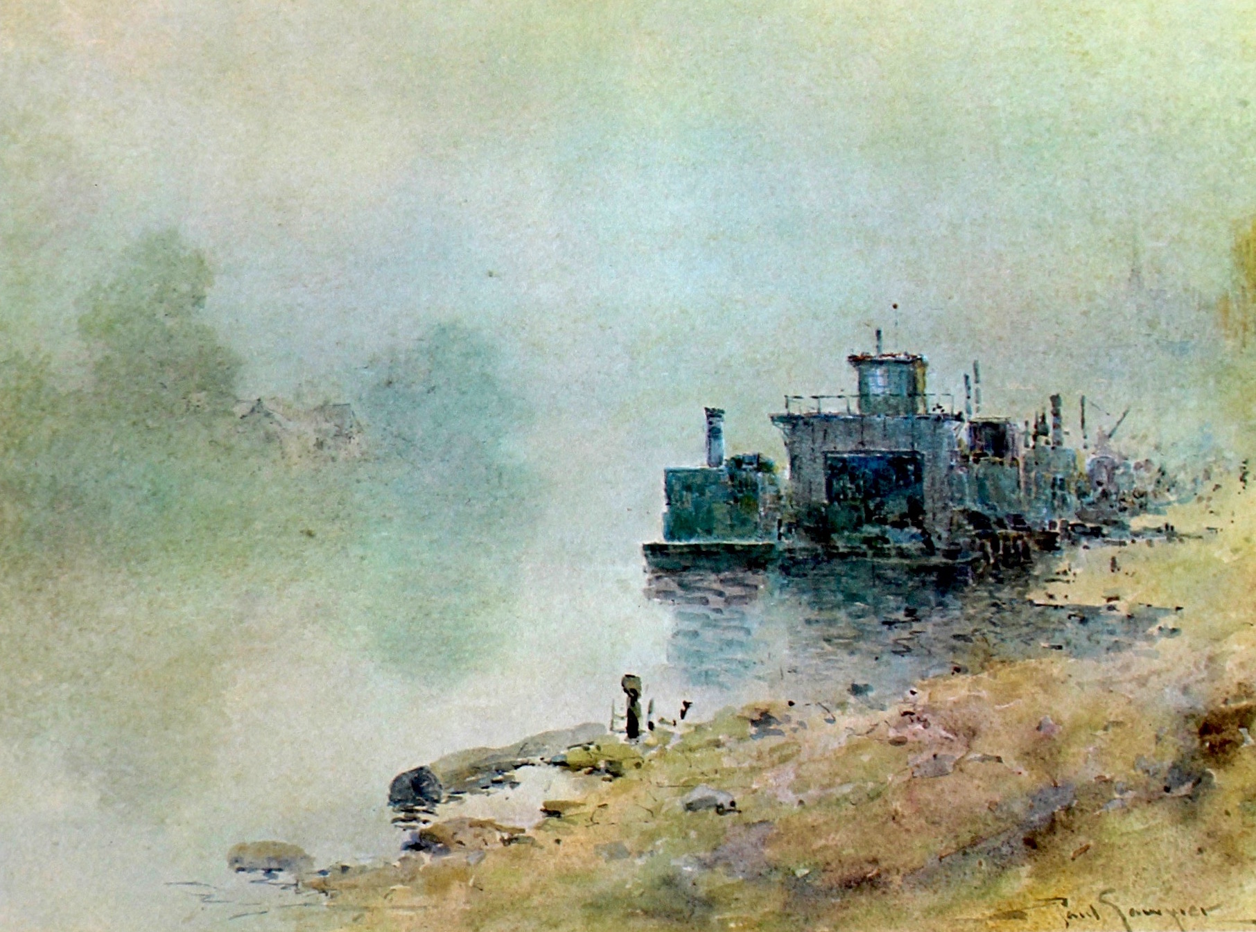 "Houseboat on Kentucky River"