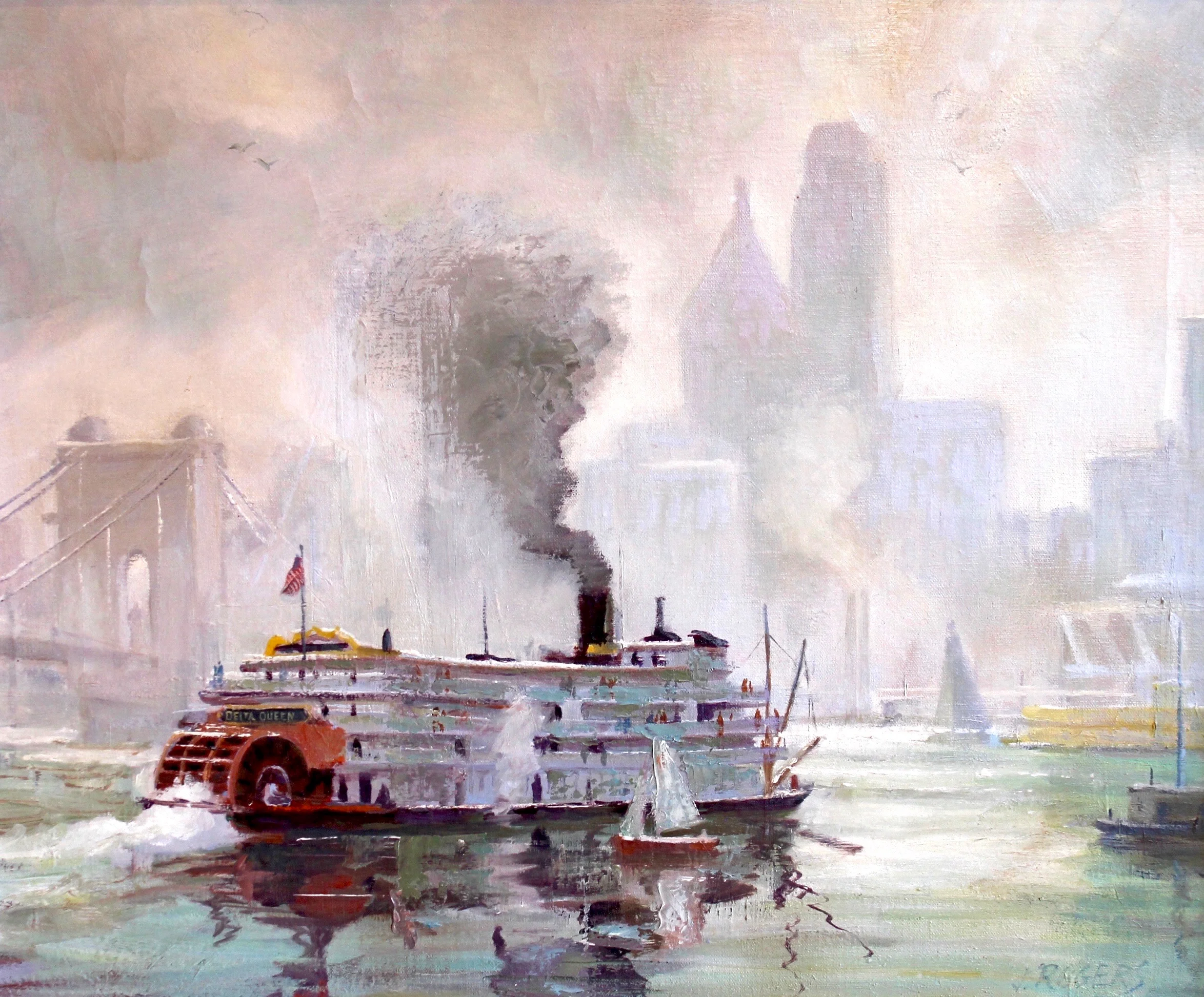 "Delta Queen", oil on canvas, 20x24 in