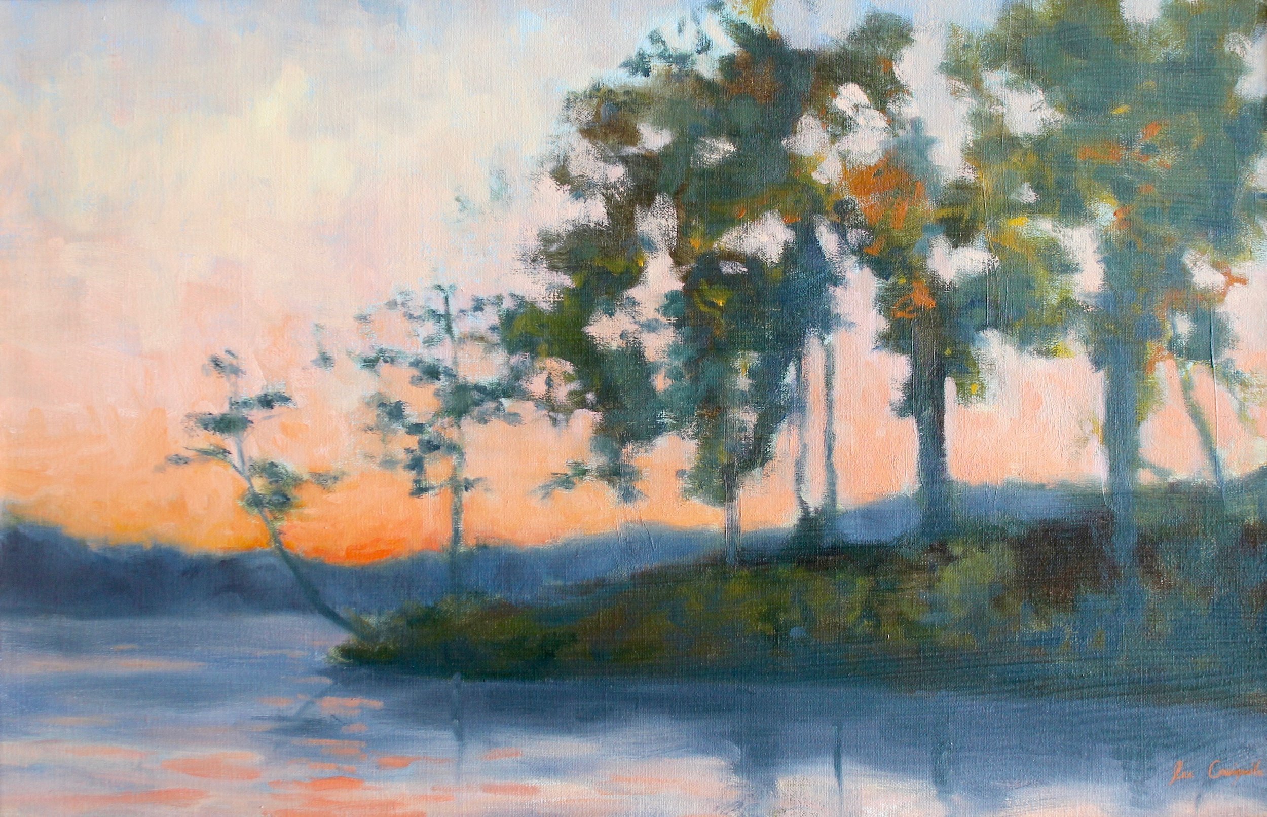 SUNSET ON LAKE KEOWEE