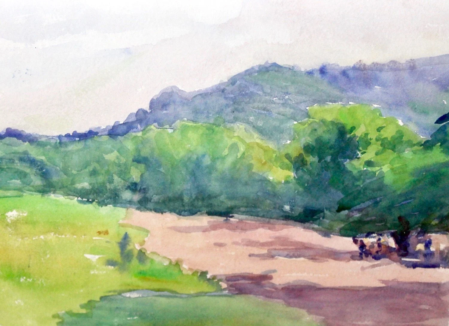 Emma Mendenhall, Hills in Sunlight