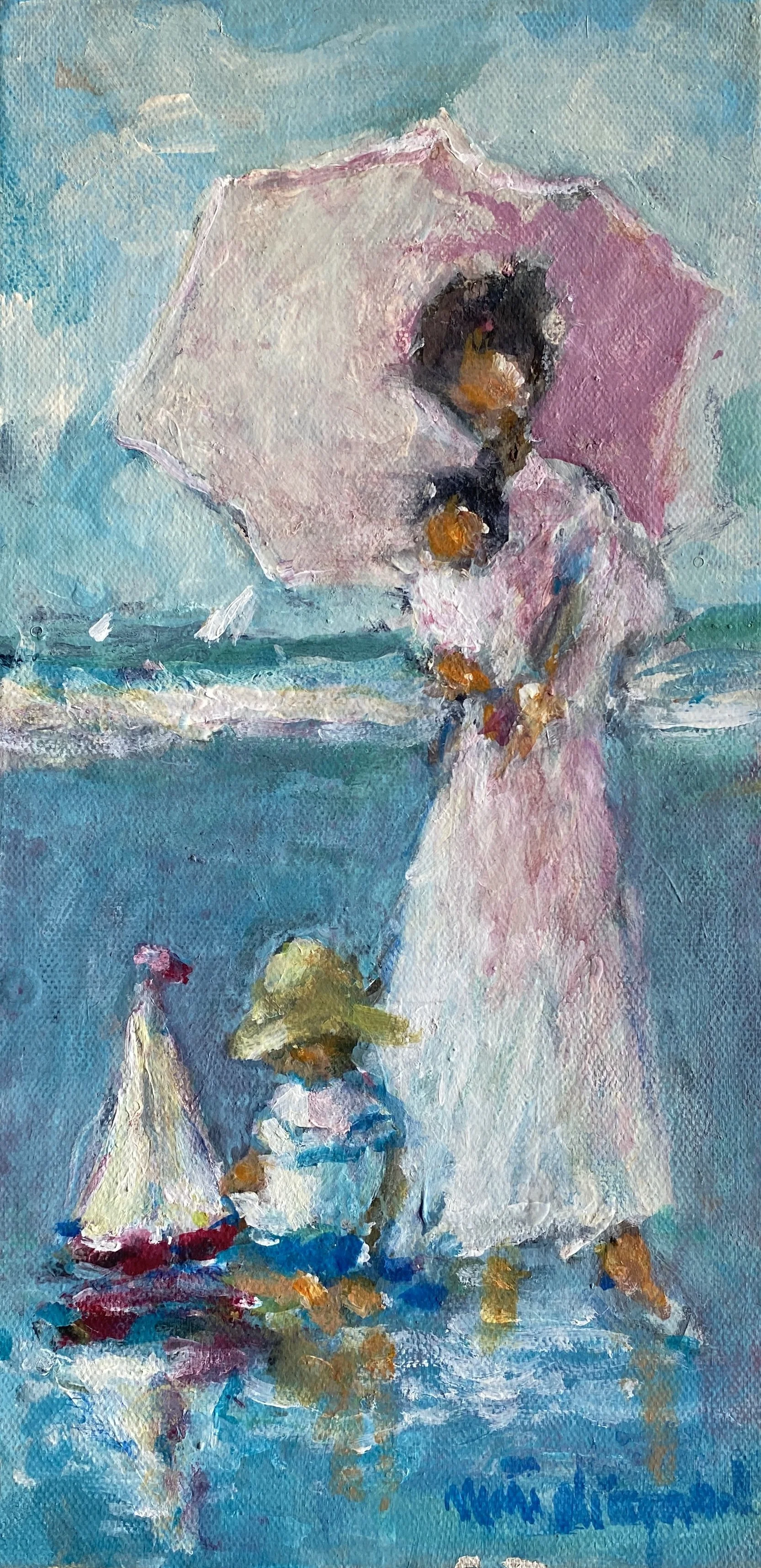 Mimi Nieman, Lady with Umbrella