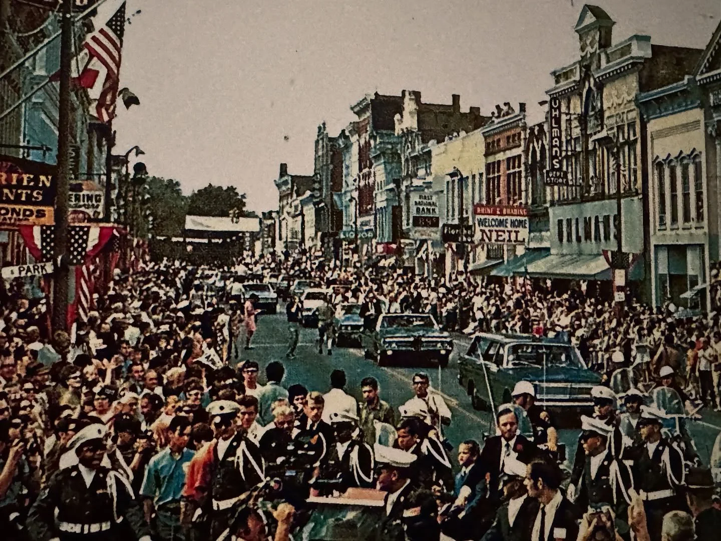 When Neil came home.