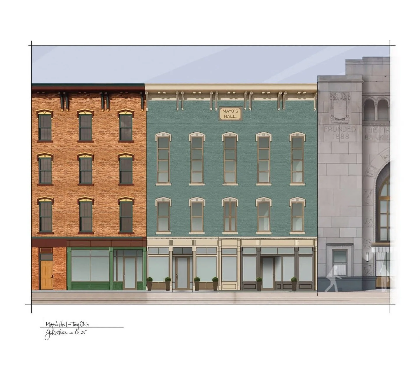 12-16 South Market Street in Troy is undergoing an interior and exterior transformation.

Henry S. Mayo built the hall in 1854 and used it for a wide variety of entertainment purposes including plays, musicals, exhibits, dinners and literary programs