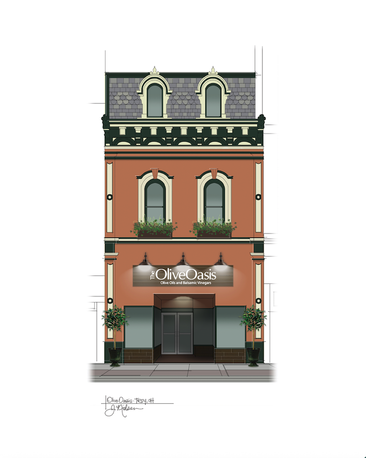 Olive Oasis Print