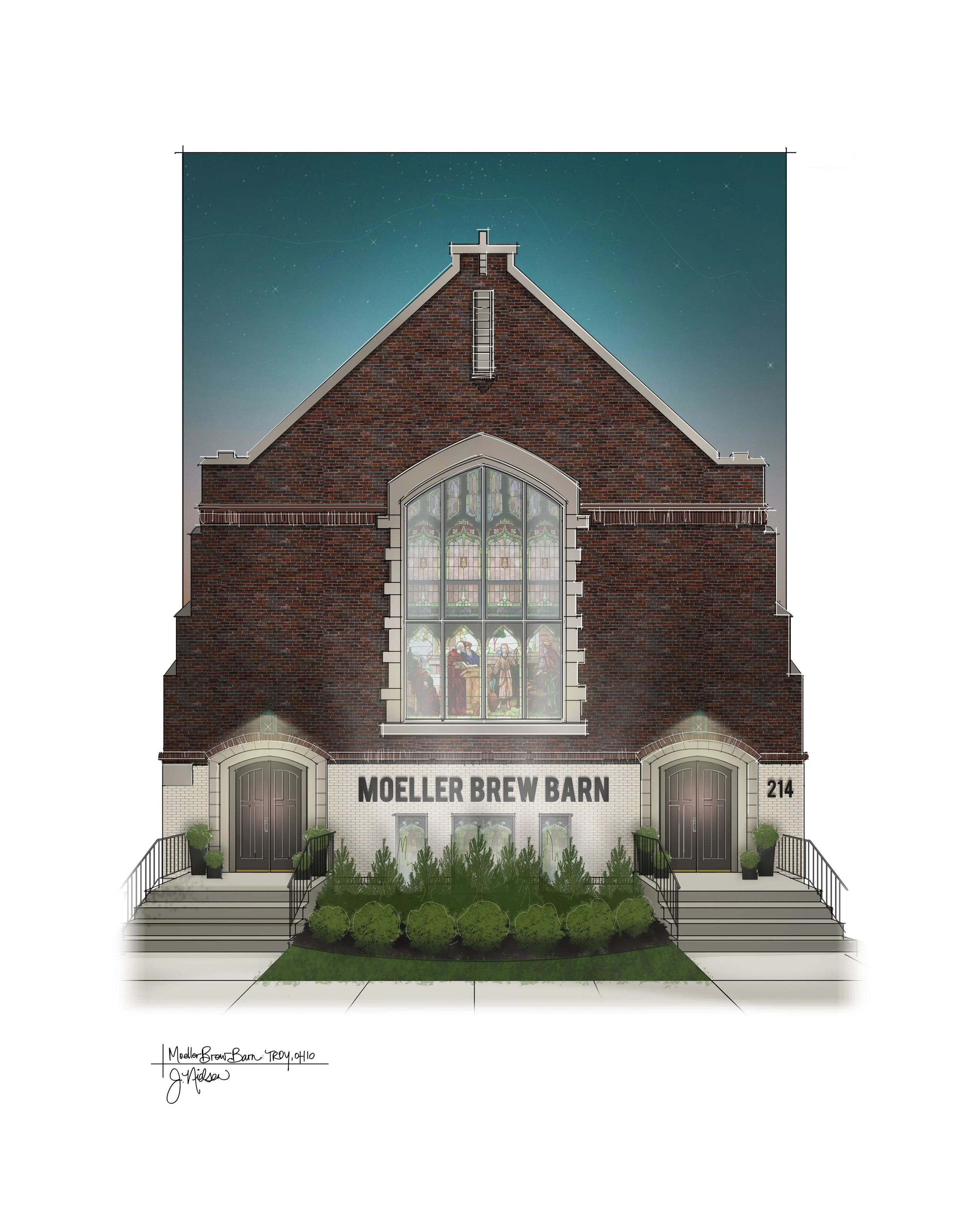 Moeller Brew Barn Print