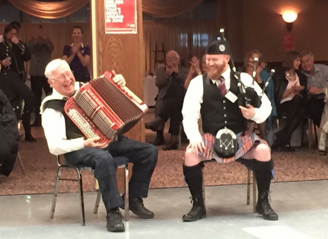 Reay Mackay and Andrew McPherson share the stage