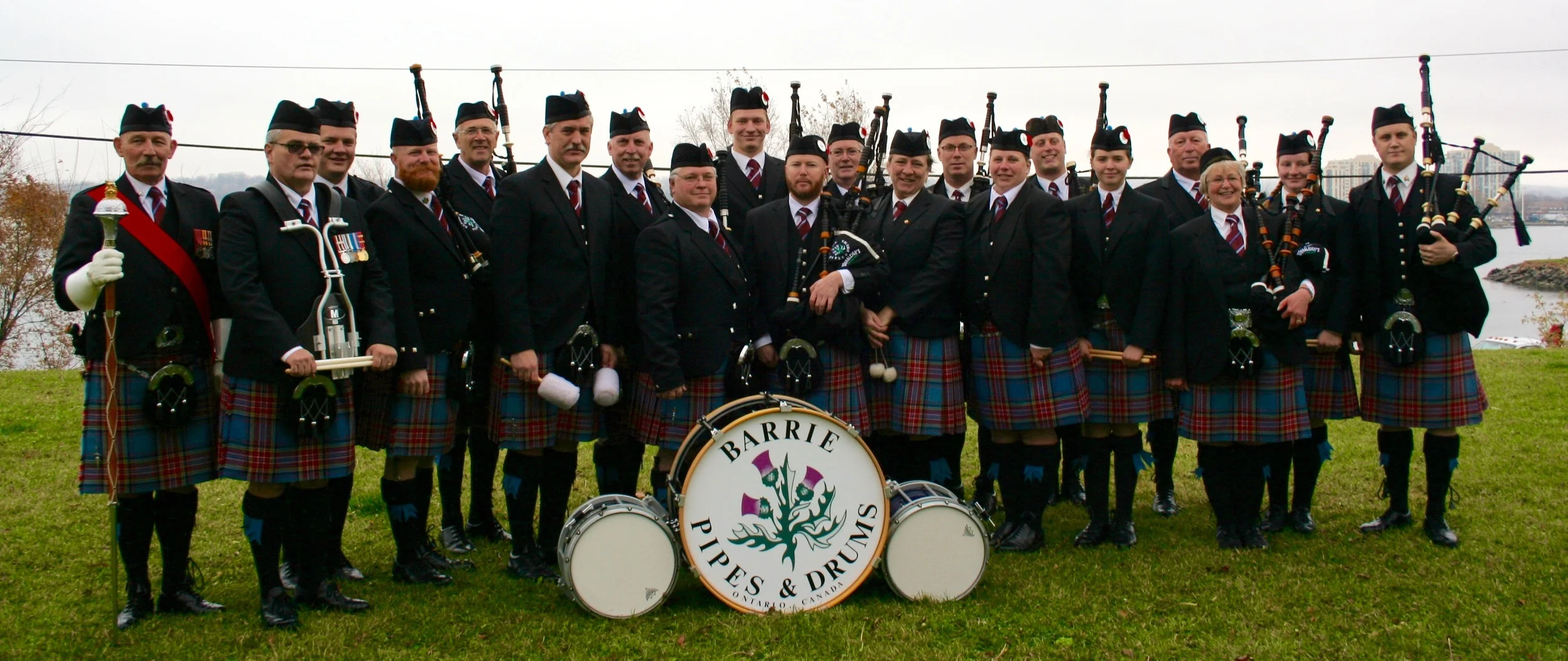 The Band after Barrie Remembrance Day Parade