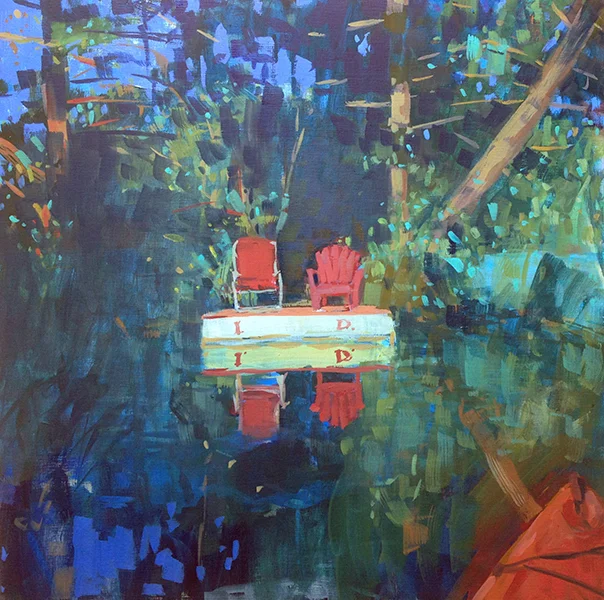 I.D. / 18" x 18" / oil on panel / 2014