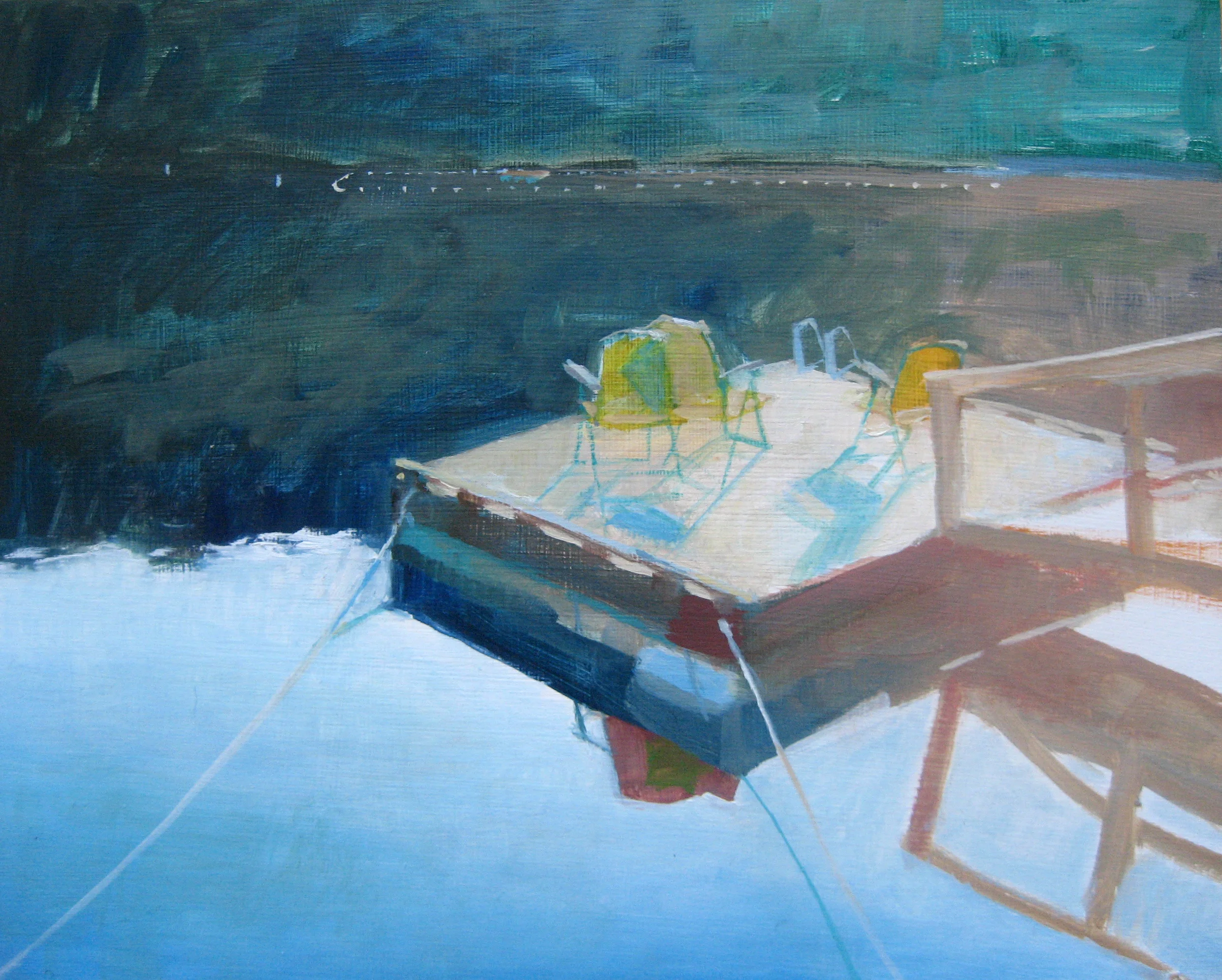Morning Reflection: Quiet / 8" x 10" / oil on panel / 2010