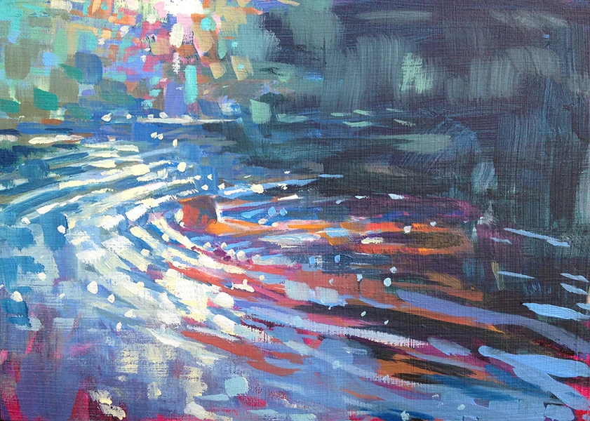Into The Cool , 5" x 7"