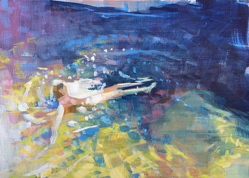 Enlighten / 5" x 7" / 2015 / SOLD