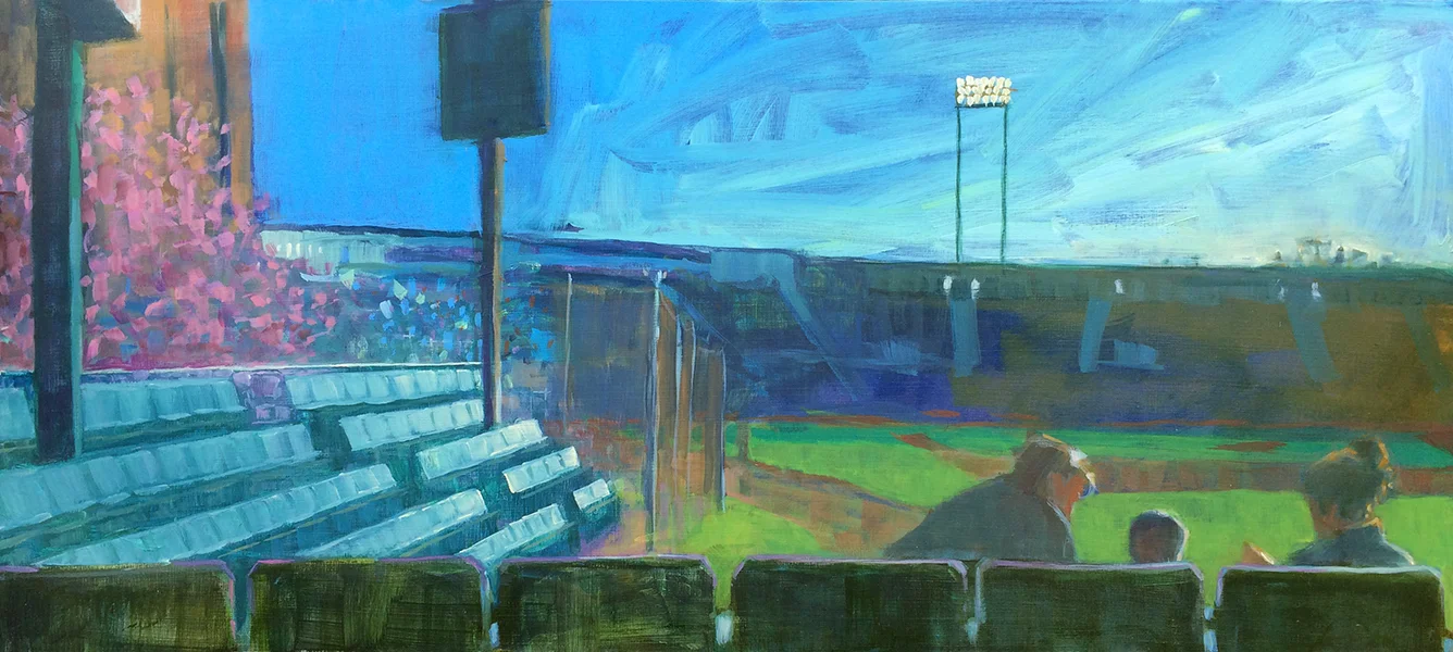 His Spring Training , 10" x 22"