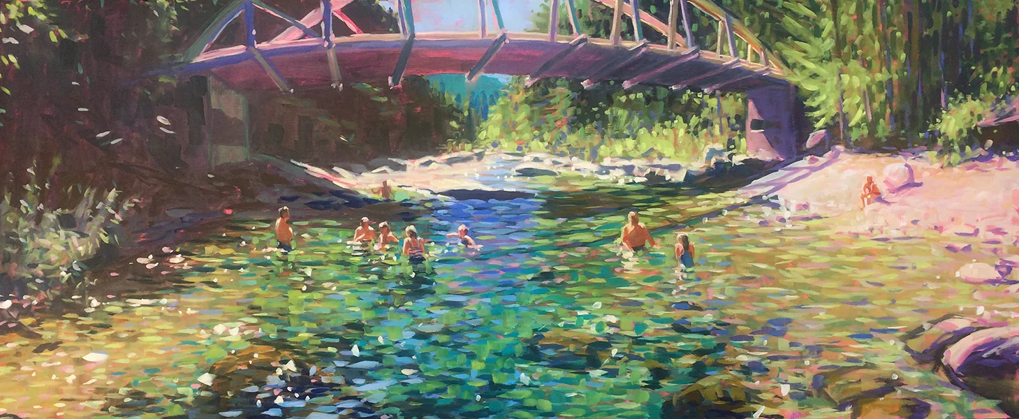 Bring Life To It / 20" x 48" / oil on panel / 2017