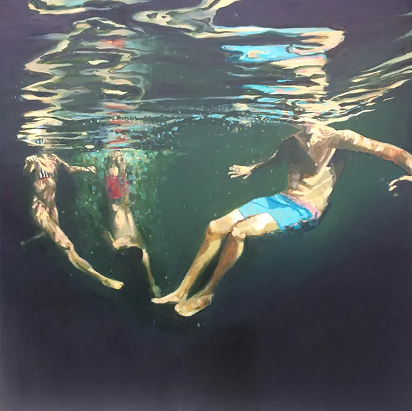 Underwater Angle / 24" x 24" / 2018 / SOLD