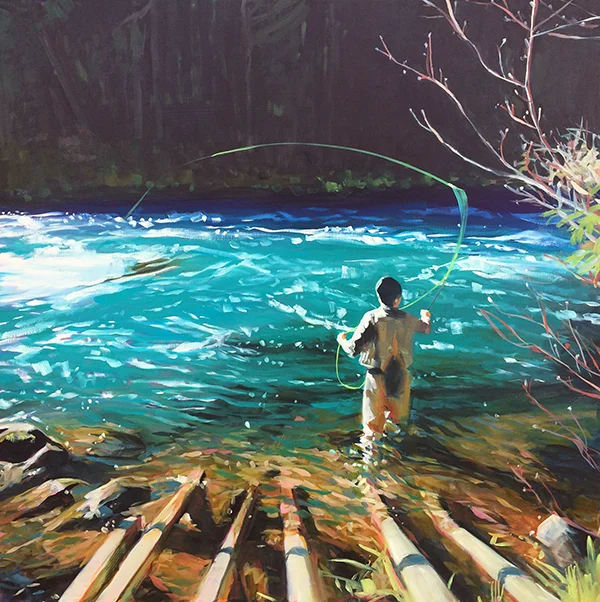 Boatramp Backcast / 36" x 36" / 2018
