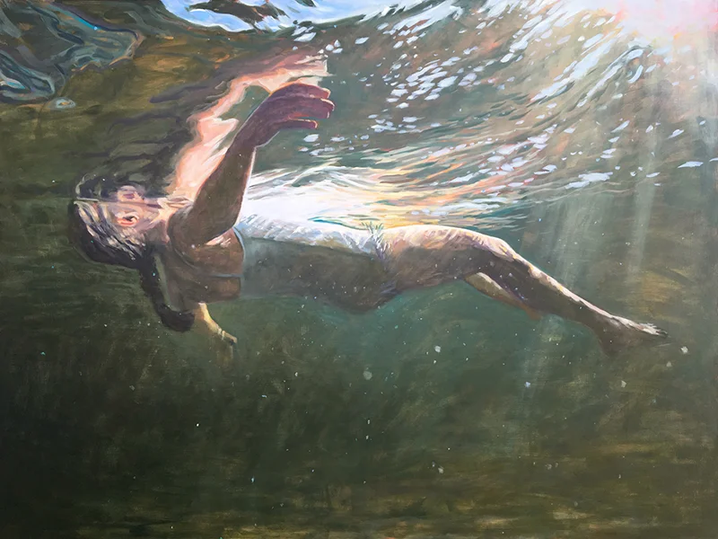 Becoming A Body / 36" x 48" / 2018 / SOLD