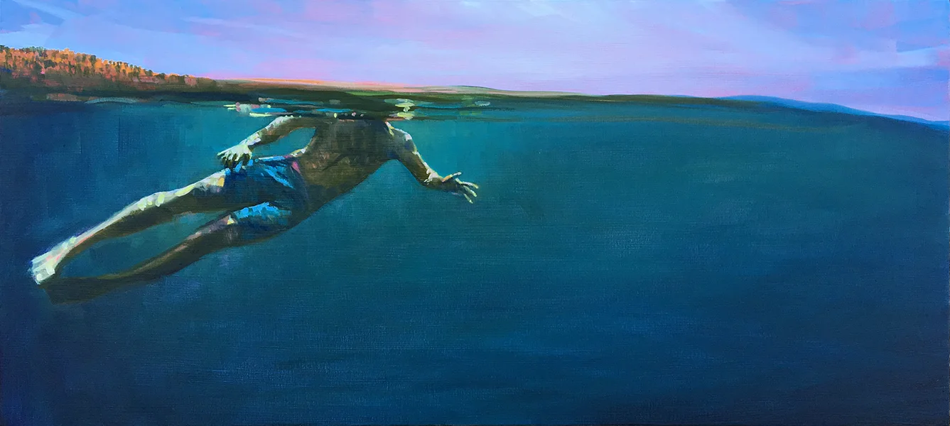 Surface Level / 10" x 22" / 2018
