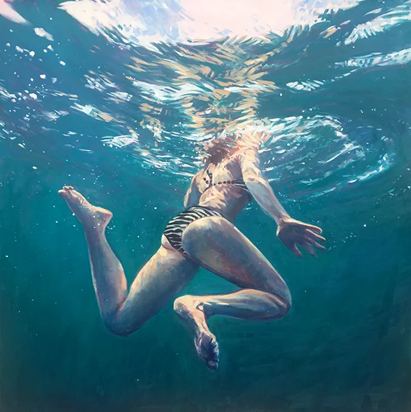 Through The Looking Glass / 36" x 36" / 2018 / SOLD