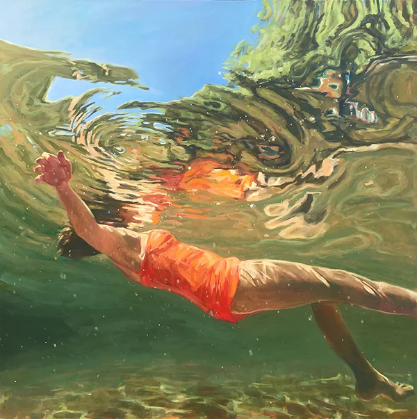 Not Through Theory / 48" x 48" / 2019