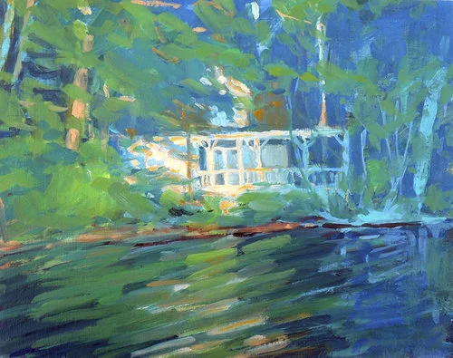 Megunticook Evening Reflection: Soft Light / 8" x 10" / 2012