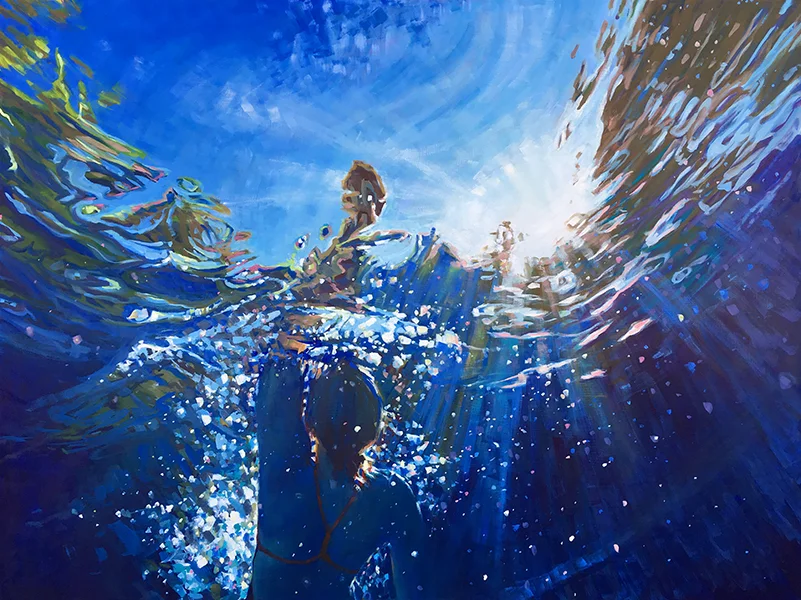 Soluble Self / 36" x 48" / 2019 / SOLD
