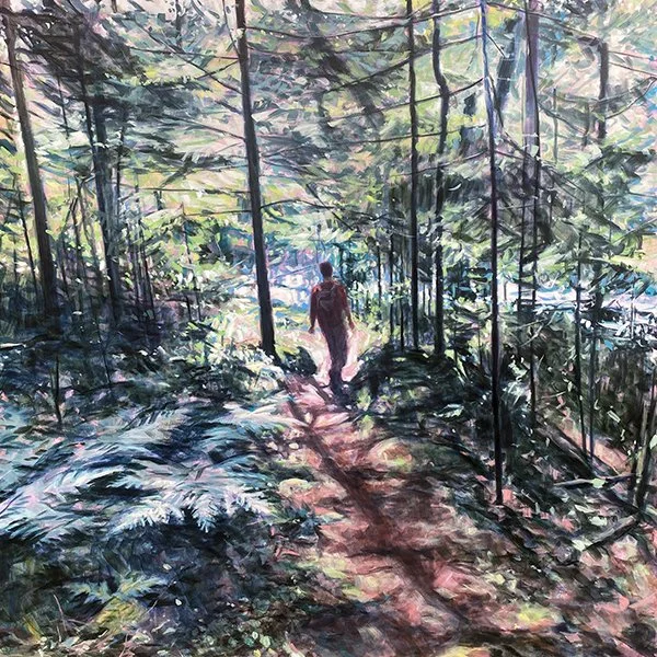 Men Like Trees Walking II / 36" x 36" / 2026