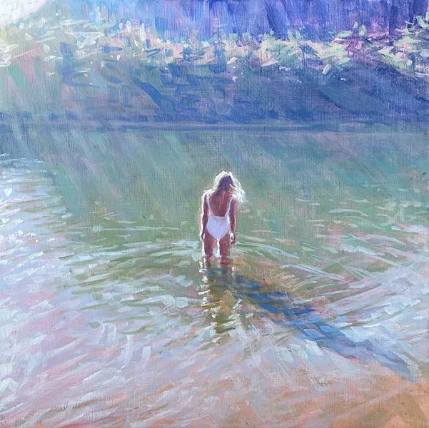 Echo Lake II / 10" x 10" / 2025