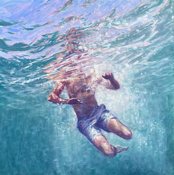 Fourth Phase Of Water / 24" x 24" (must pair with Fourth Phase Of Water II)