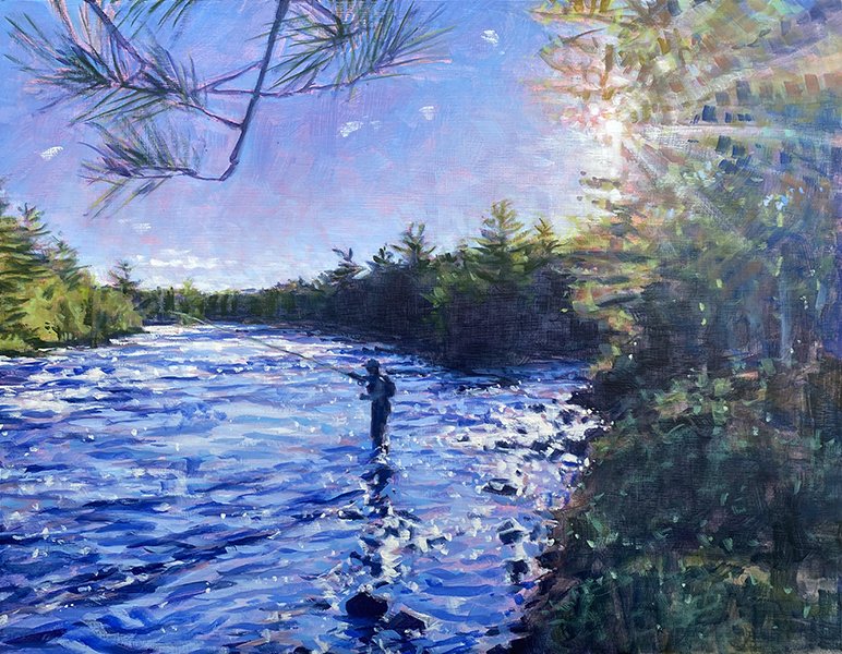 Trout Magnet / 14" x 18" / 2026