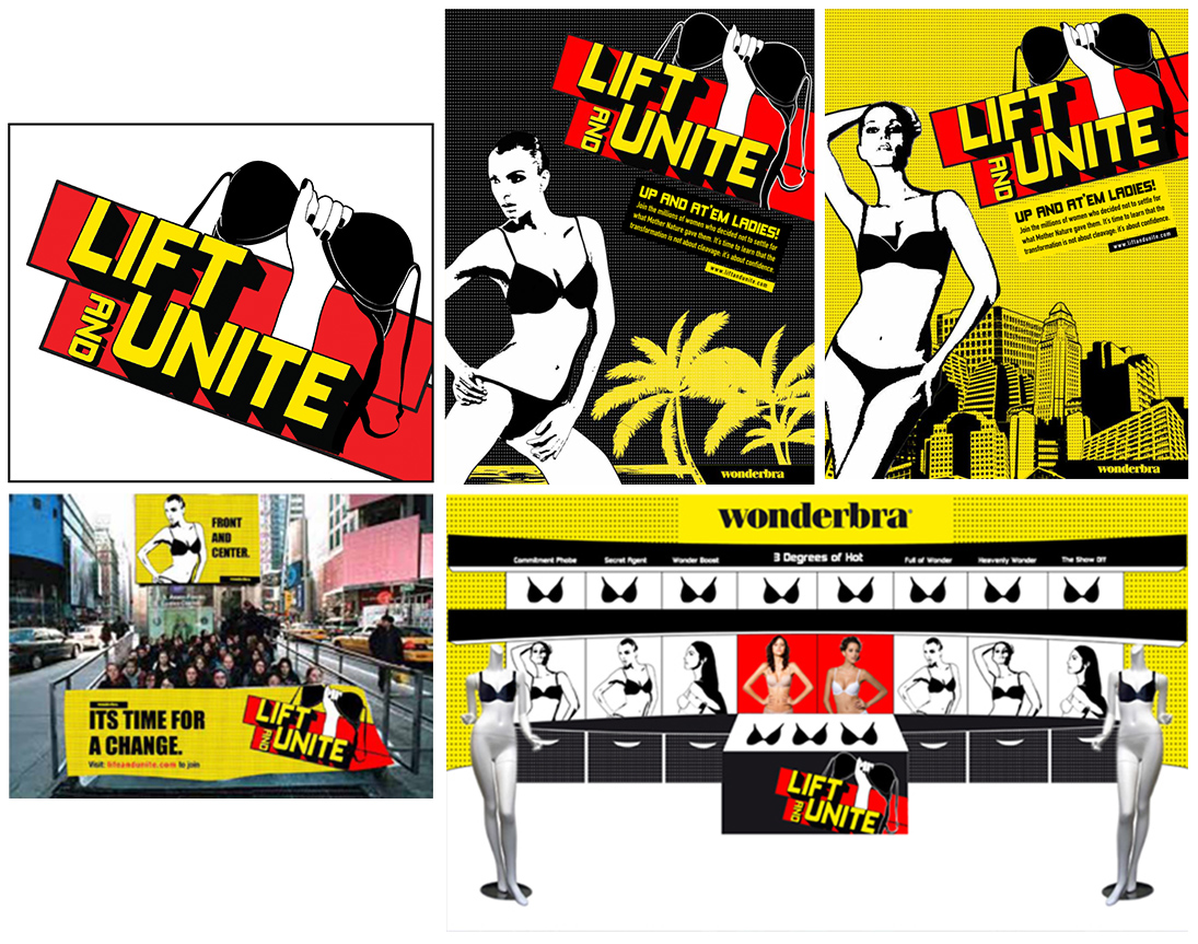 Wonderbra "Lift and Unite" Campaign