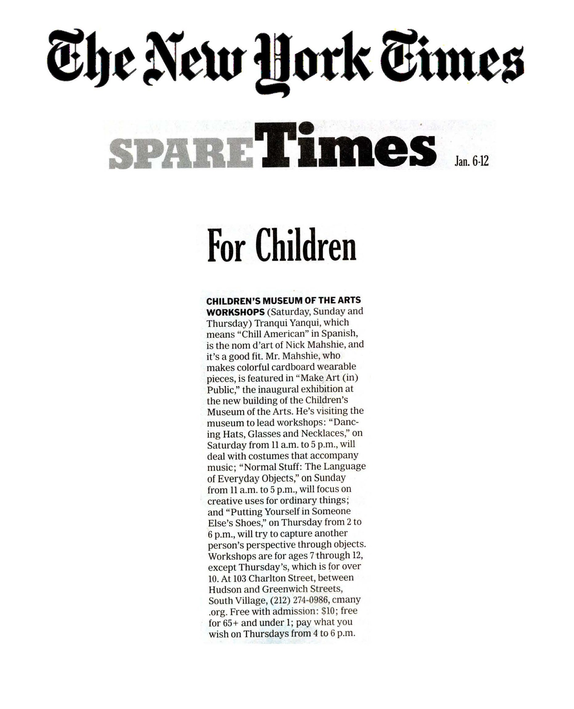 NYTimes Spare Times Tranqui Yanqui 1.6.12-web.jpg