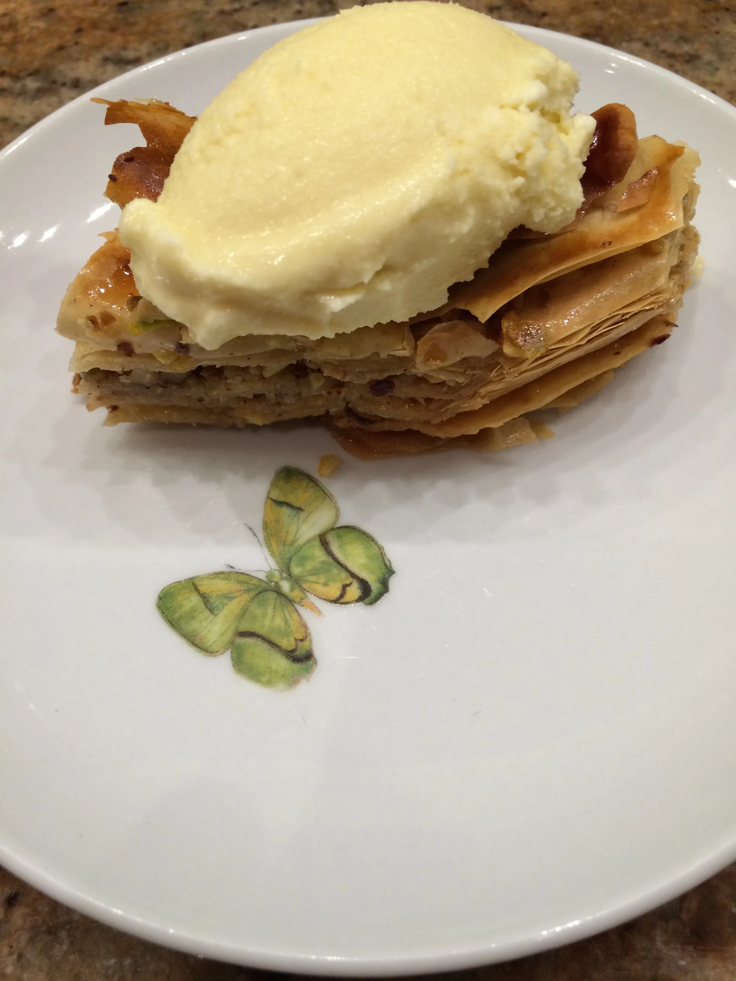 Baklava & Honey Ice Cream
