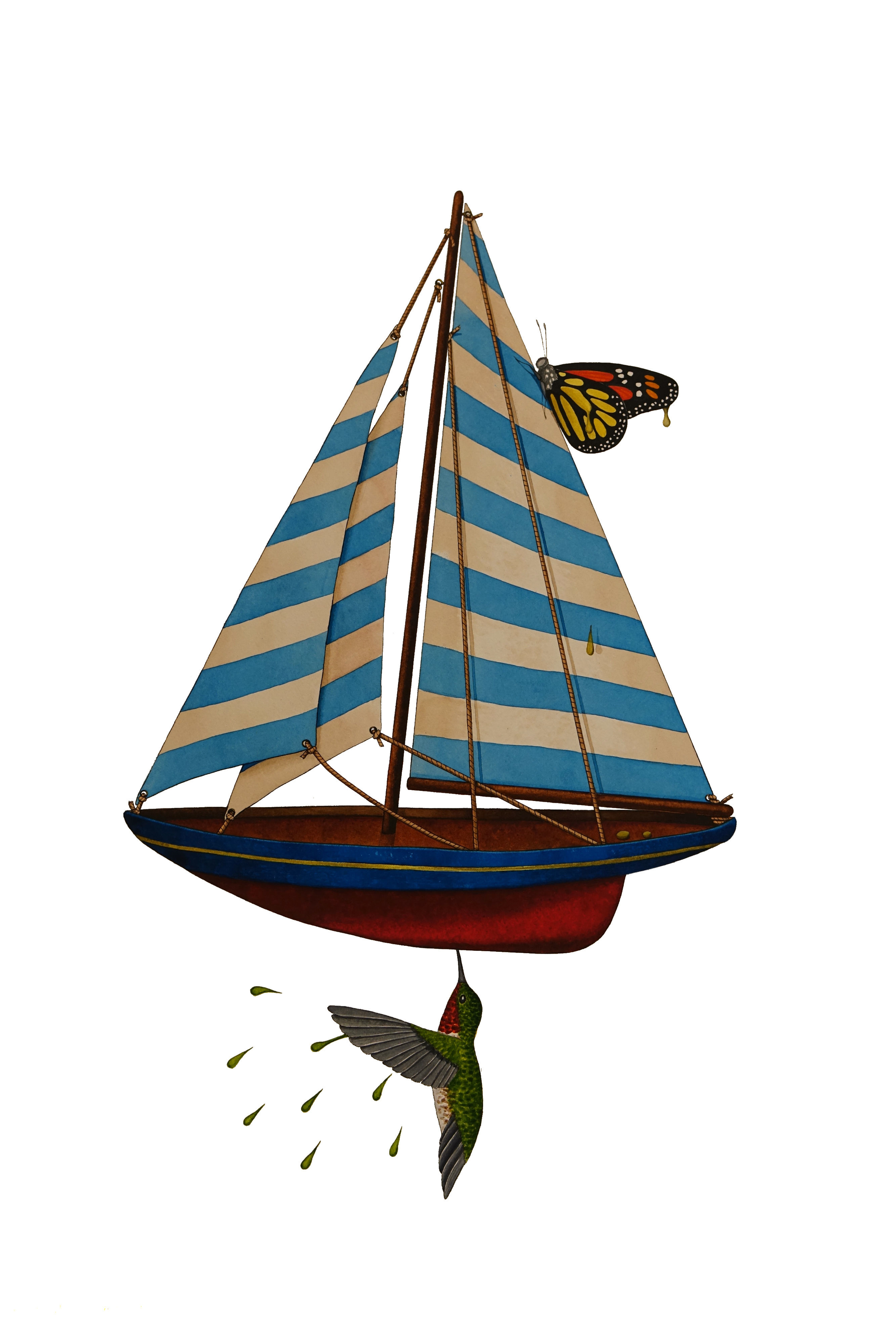 The Wind in My Sails - 30" x 22"