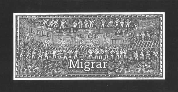 Un niño, junto con su mamá y hermana, migra a Los Ángeles para buscar trabajo y encontrar a su padre. El texto aparece ilustrado por un gran dibujo que recuerda la maestría narrativa de los códices prehispánicos y es también expresión viva del arte popular conocido como papel amate. Palabra e ilustración en una sola tinta nos acercan al tema de la migración en este bello libro-objeto.