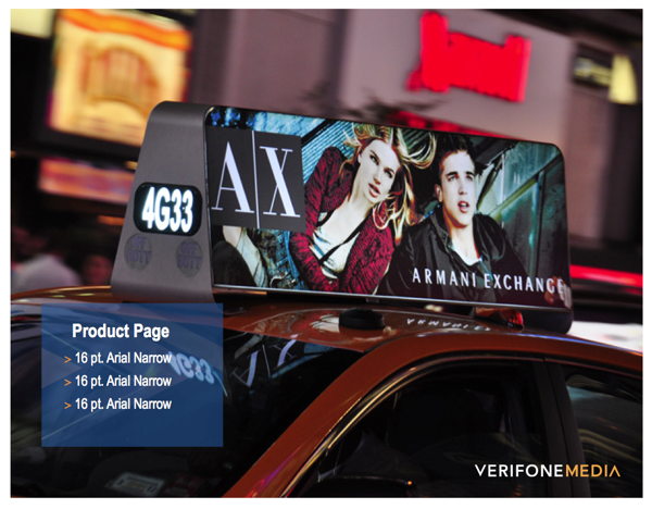 Example of a Media Kit Page