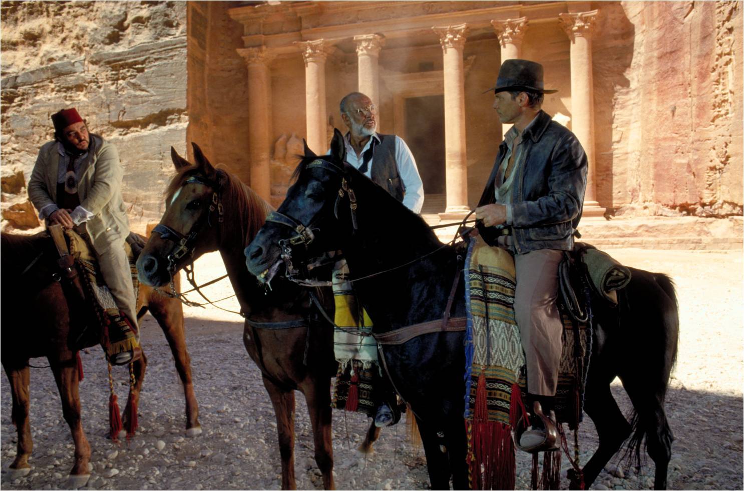 While I can't promise Rhys Davies, Sean Connery, and Harrison Ford will, or will not, be on this trip you can't risk not being able to hang with these dudes on a horse in front of the treasury at Petra, Jordan. Just sayin'