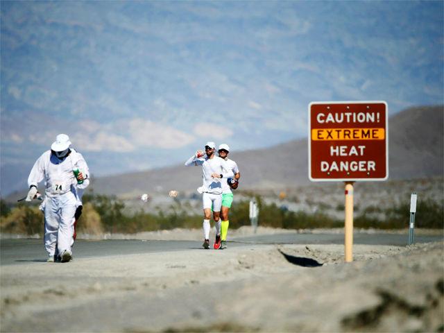 The gods of running, transversing hell so that we don't have to. 