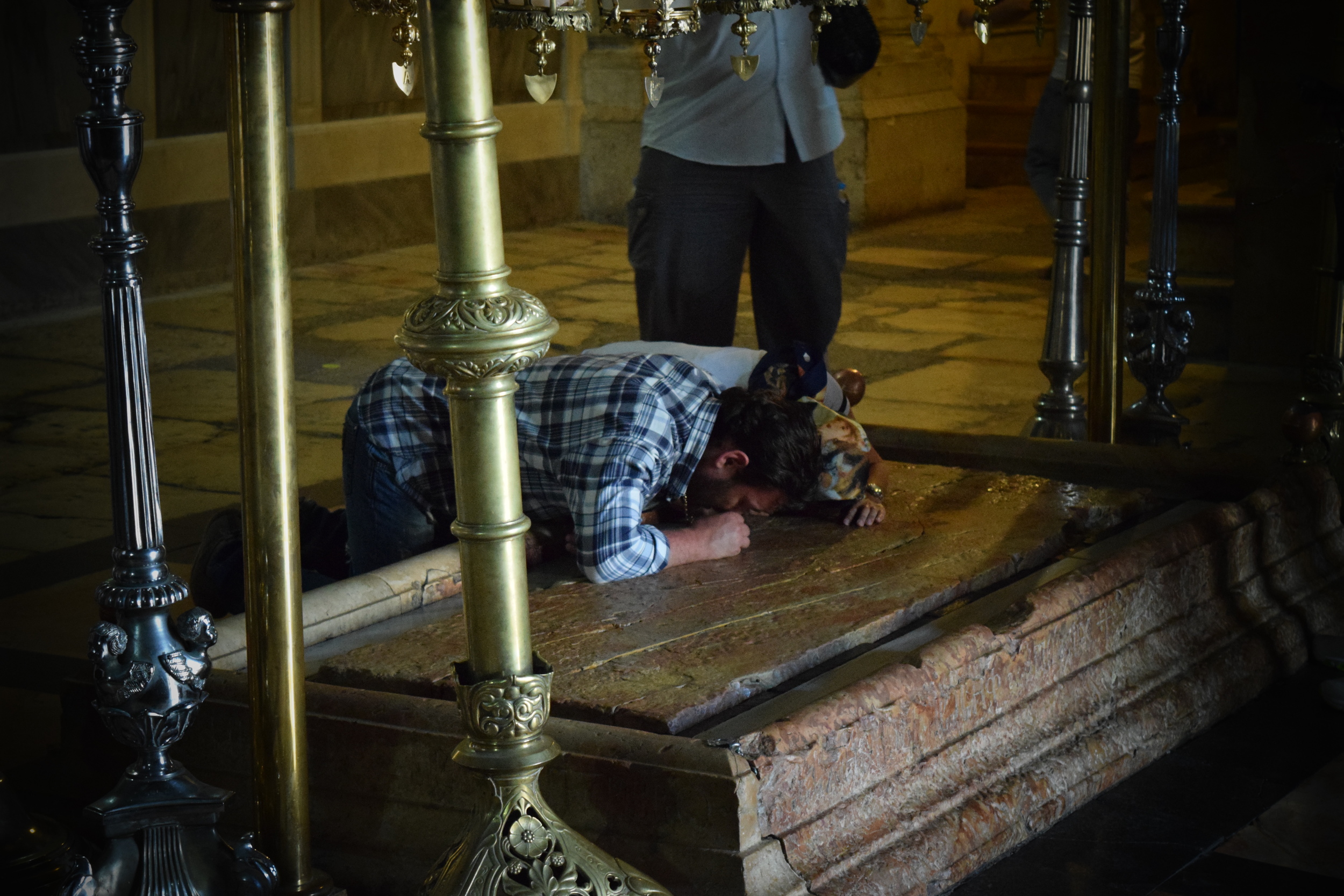 Journeying through the "Holy Land" -- shared by Jews, Christians, and Muslims of all stripes -- some pilgrims struggle with the encounter with variant rituals, beliefs, and bodily practices. Others join in. PHOTO: Ken Chitwood
