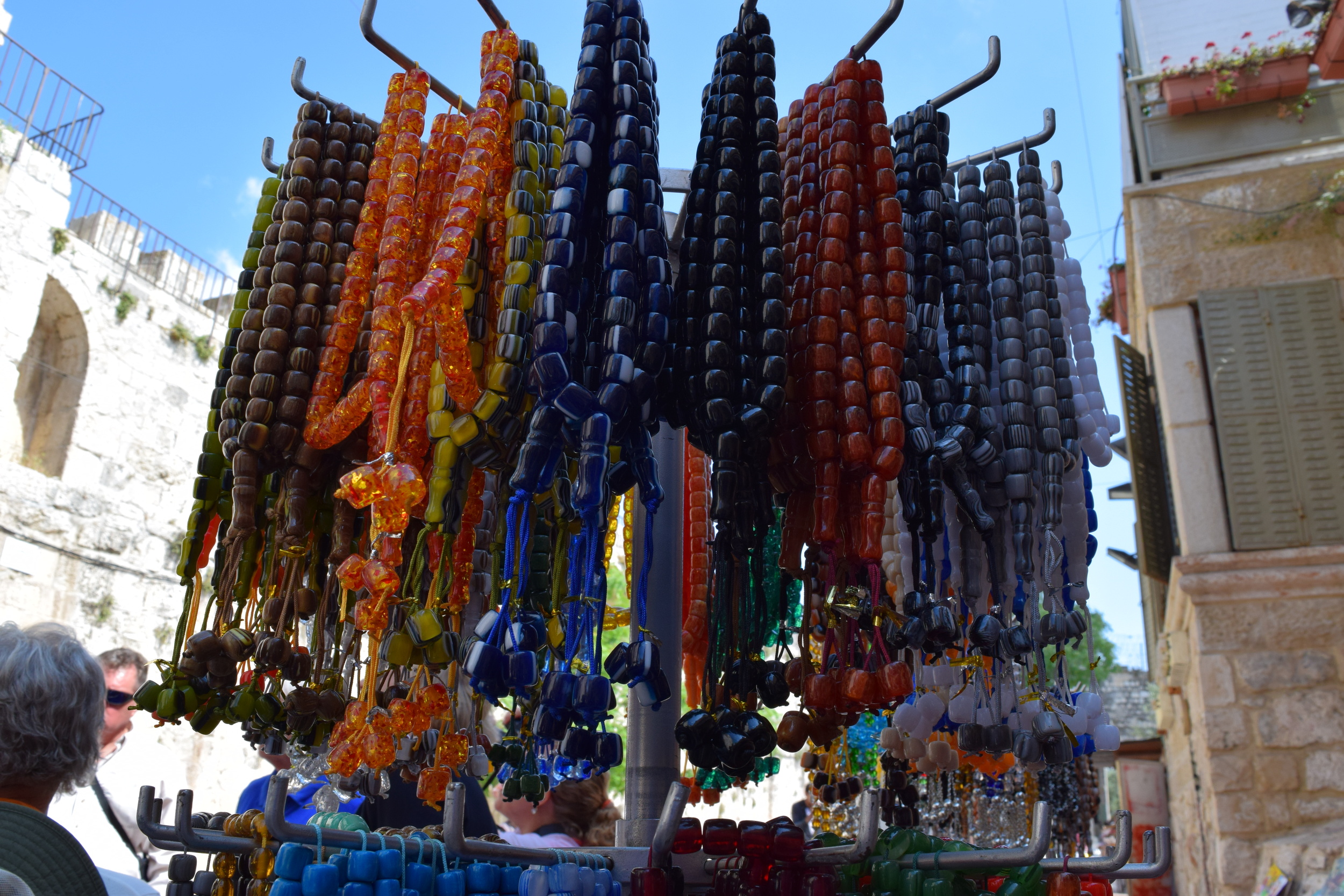 Pilgrims struggle with commercialization and pluralism on their journey, juxtaposed against holy sites of Christian lore. They take this tension home with them. PHOTO: Ken Chitwood