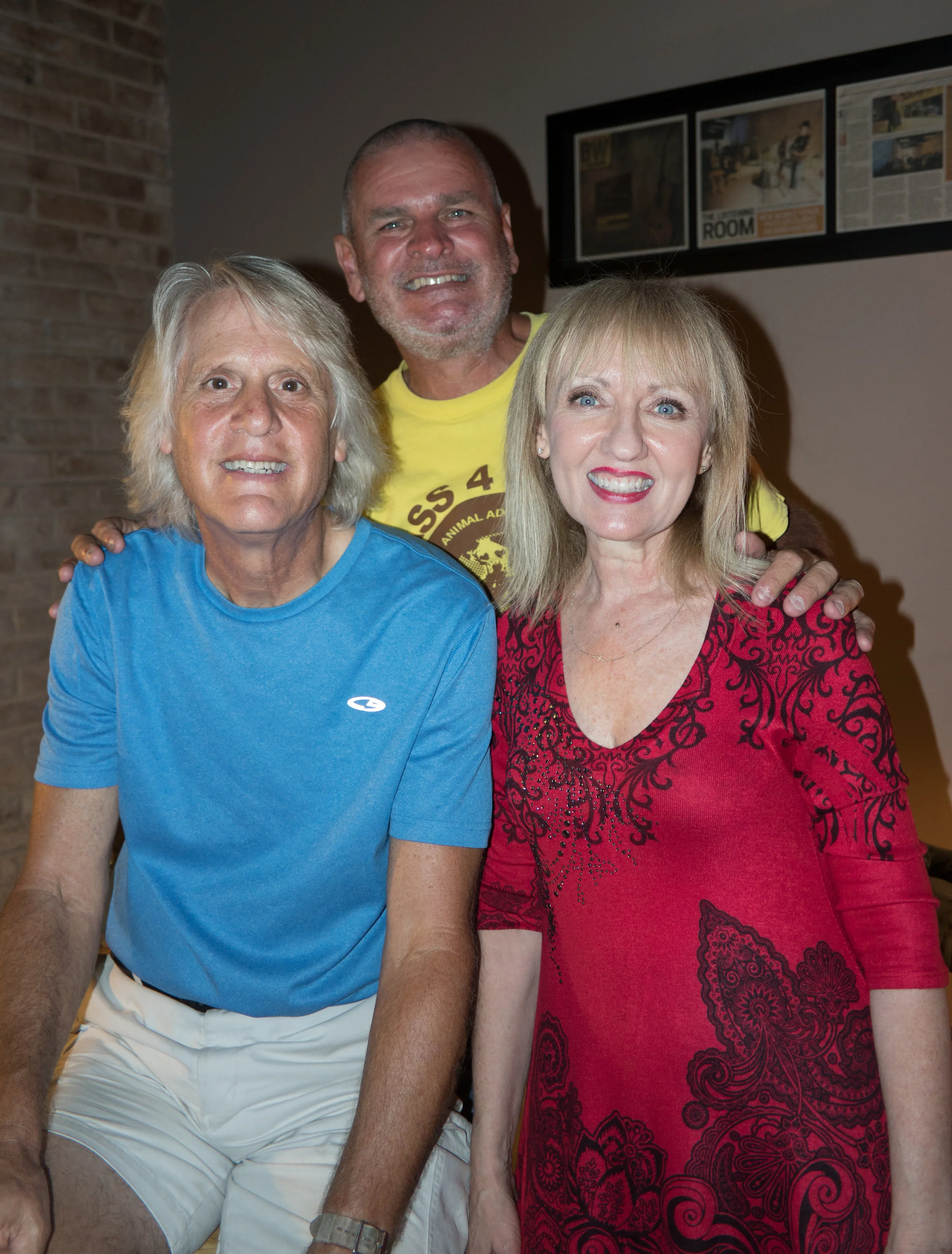 Angie and Mac with Jim Pennington