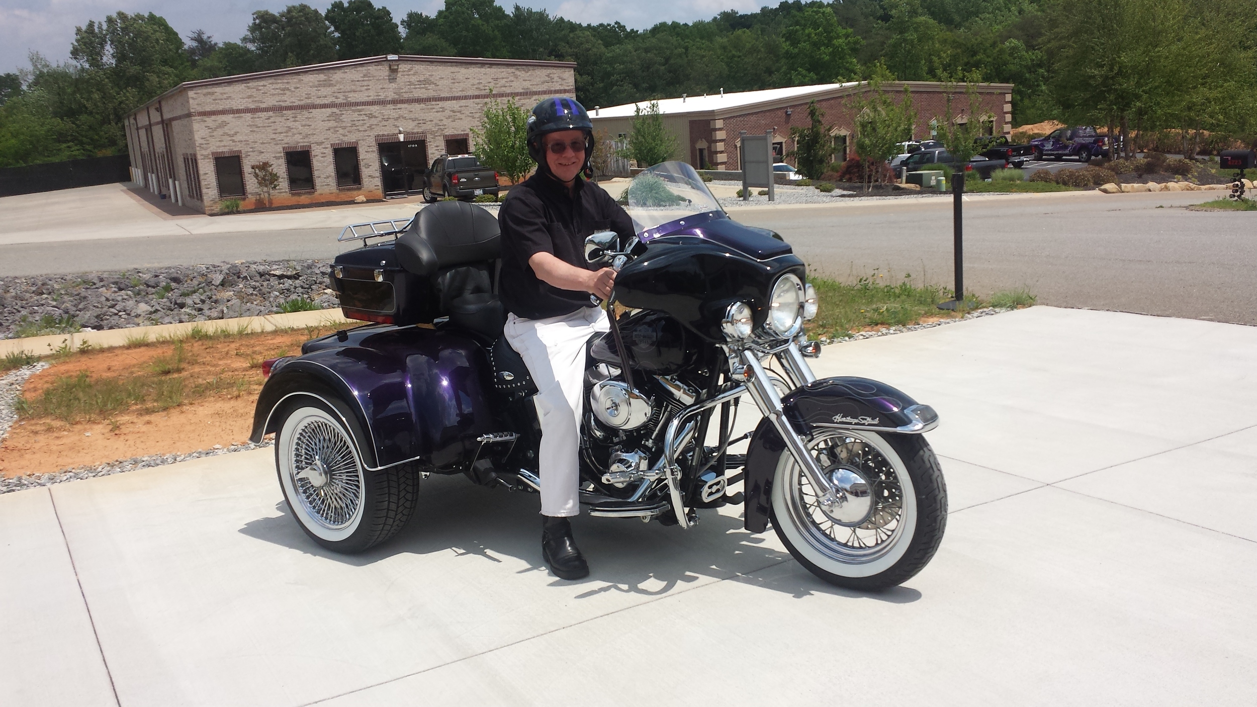 Custom Softail trike conversion