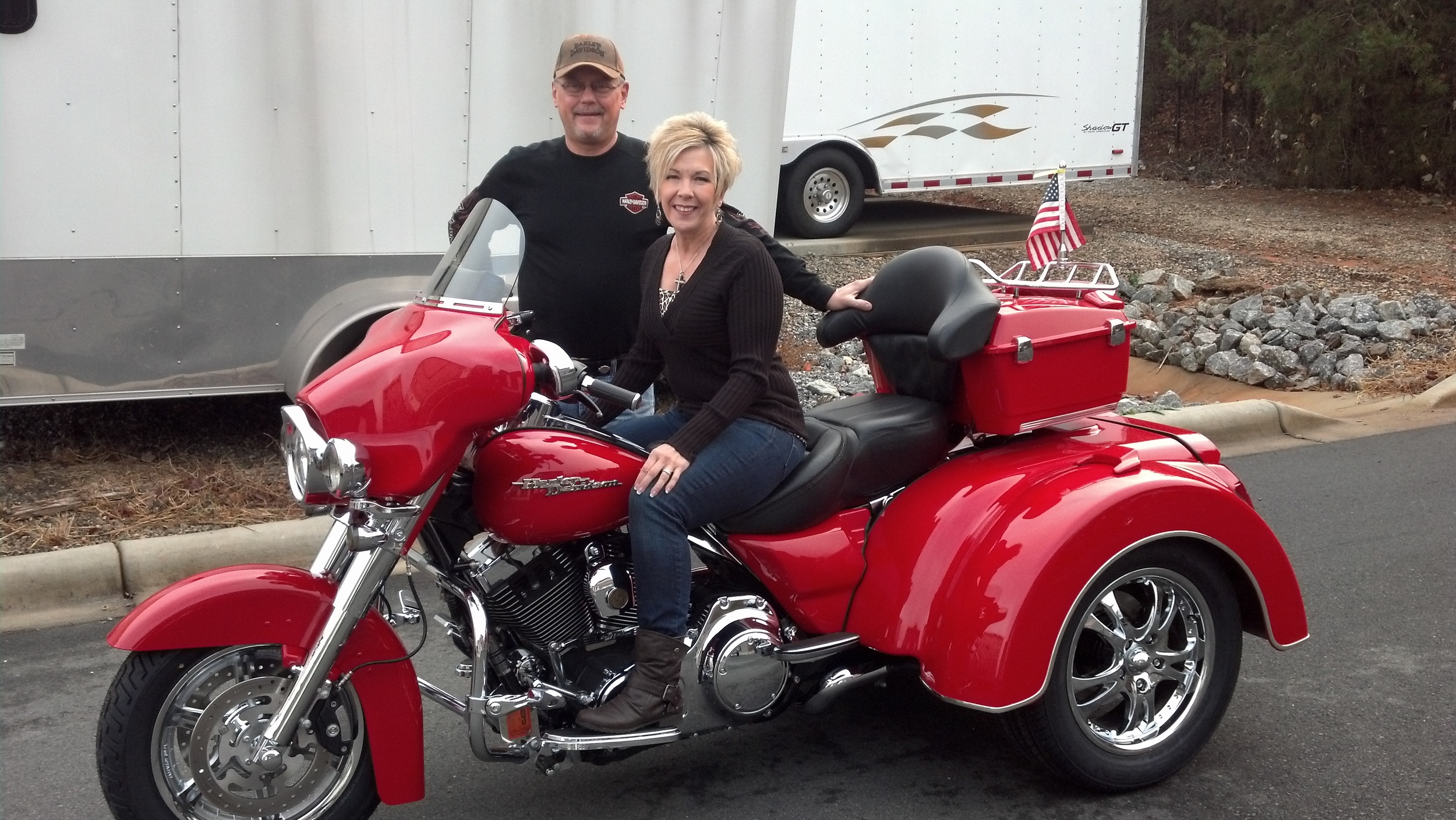 red harley trike