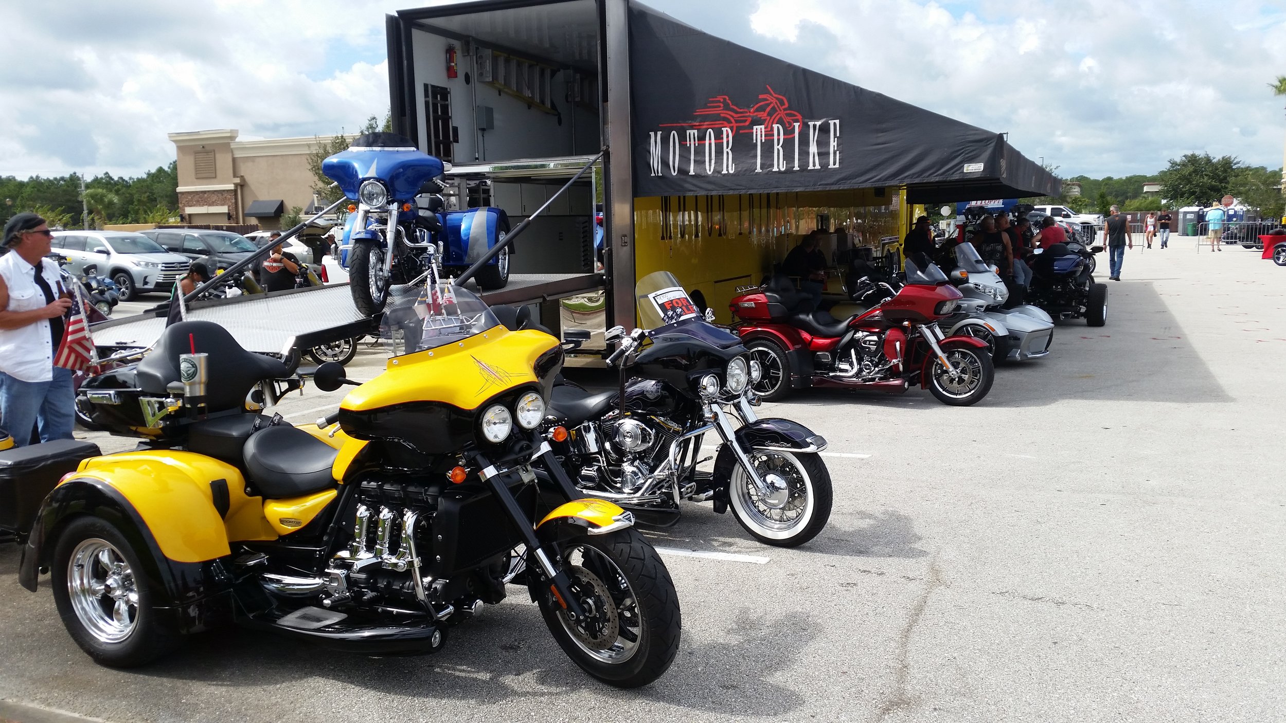 Triumph trike at Daytona Bike Week